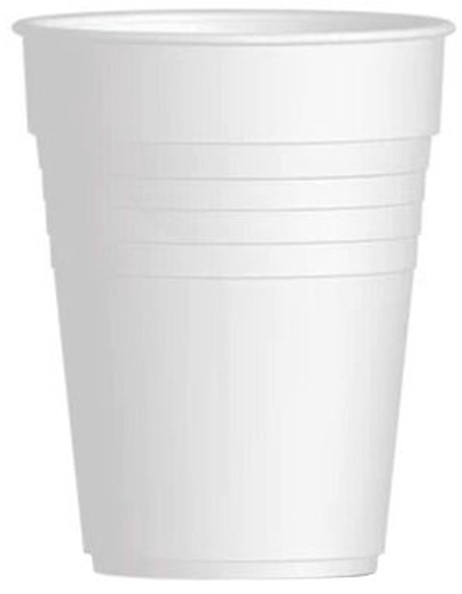 Herbruikbare koffiebeker 180ml 7.5oz wit - Mepal automatenbeker - Doos 36 stuks