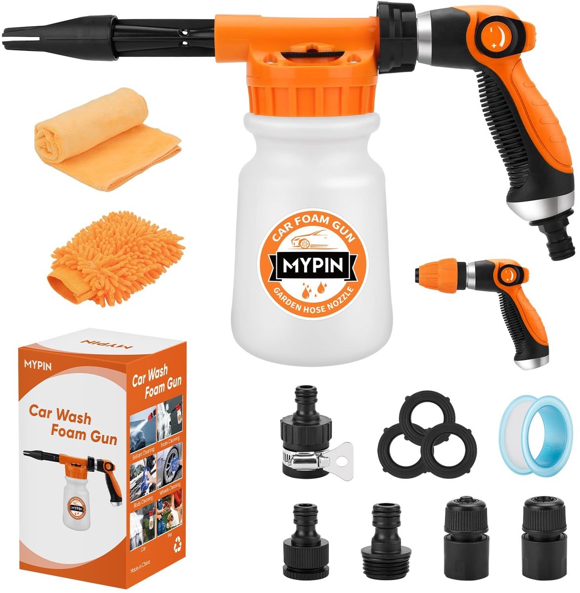 Elzusha - Snow Foam Lance voor Auto- en Tuinonderhoud 1000 ml