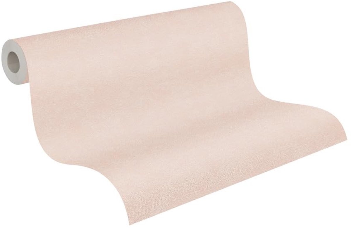 Elzusha - Vliesbehang - Effen Roze - 10,05 m x 0,53 m
