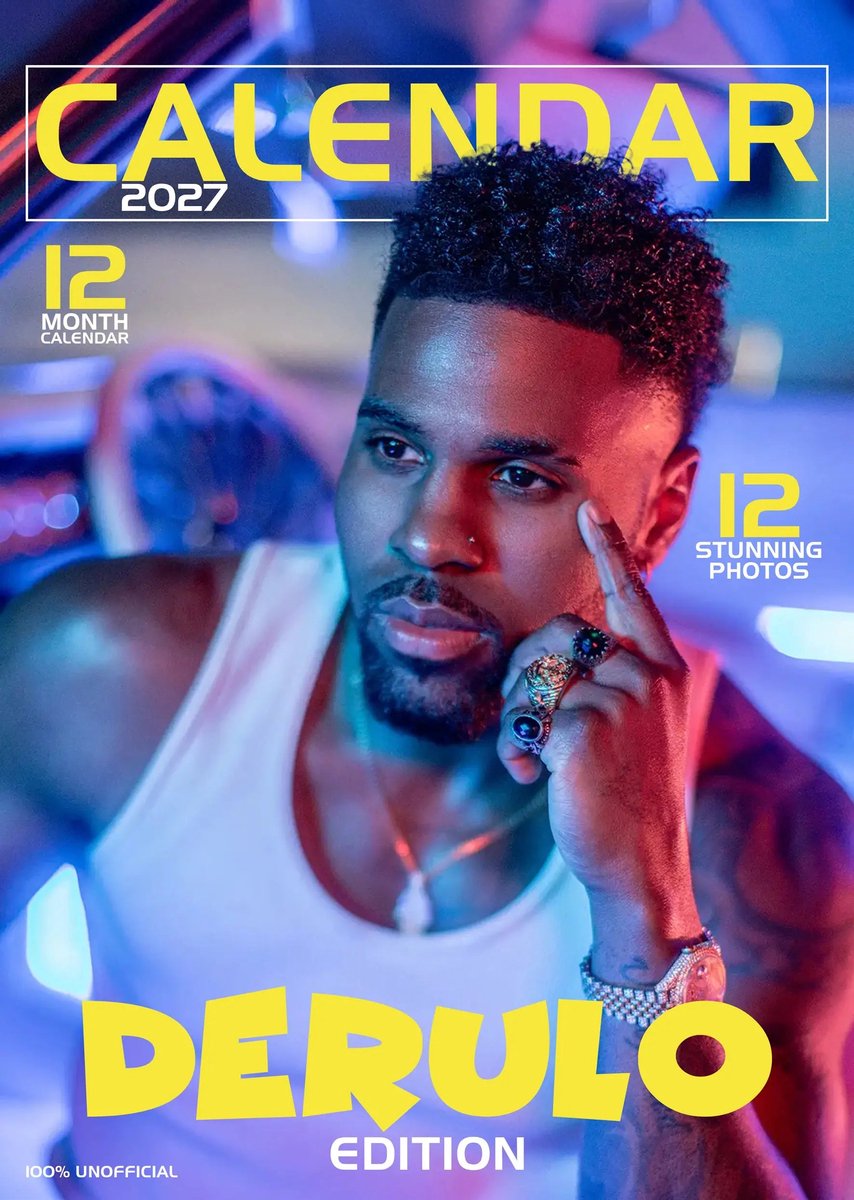 Jason Derulo A3 Kalender 2027
