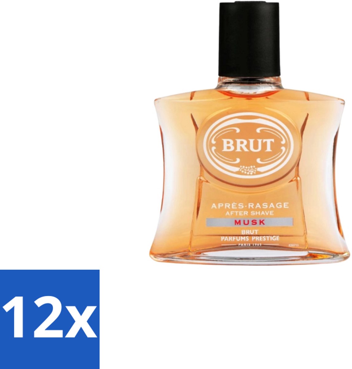 12 x Brut – Aftershave Lotion – Musk – 100 ml - Aftershave - Aftershave Musk - Aftershave Voor Mannen - Herenverzorging - Geur Na Het Scheren