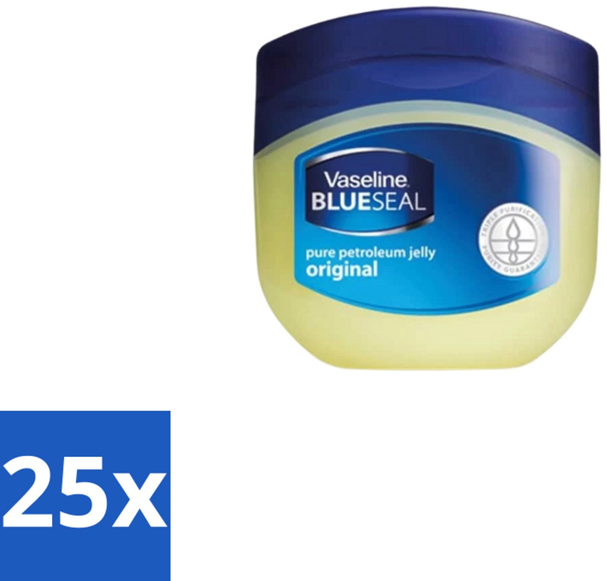 Vaseline – Dagcrème – Blue Seal Pure Petroleum Jelly – 250 g - Bulkverpakking - 25 stuks