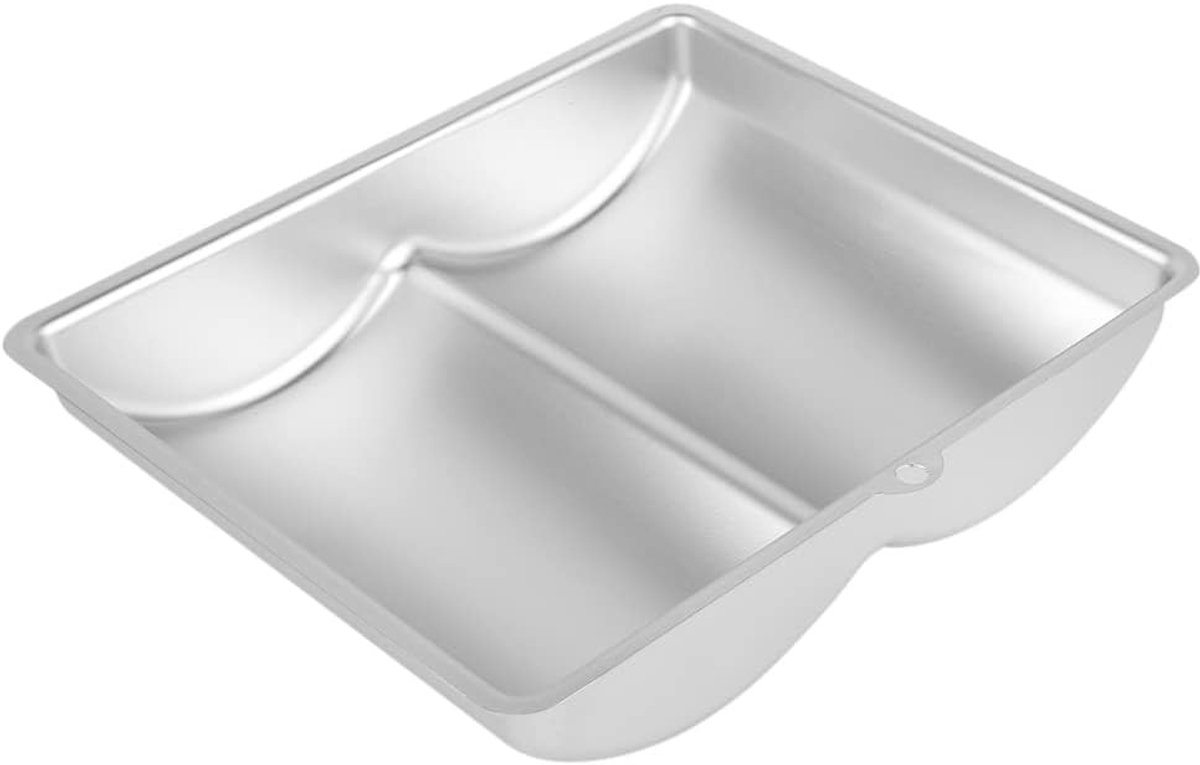 3D Boekvormige Cakevorm van Aluminium, Grote Non-Stick Bakvorm voor Taarten, Decoratie DIY Gereedschap voor Feestjes en Verjaardagen
