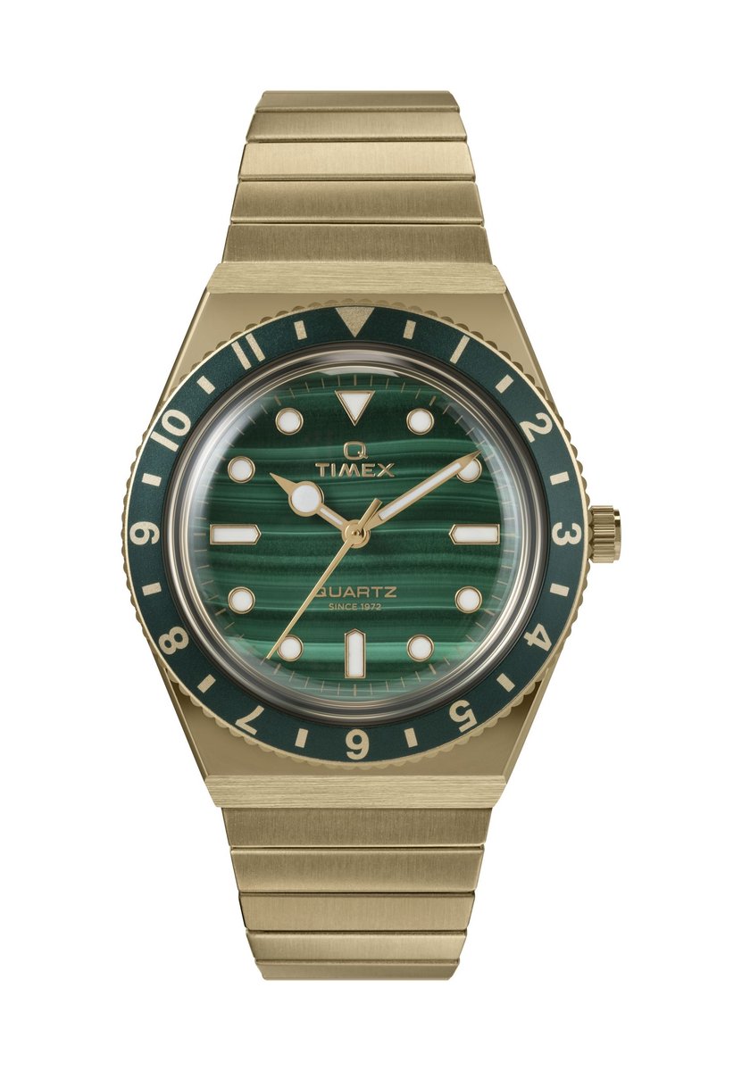 Timex Q Timexâ® Kwarts Analoog Horloge Groente Case: 100% Stainless Steel | Armband: 100% Stainless Steel 36 TW2V92200AJ, TW2V92400AJ, TW2V92500AJ