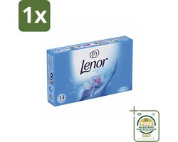1 x Lenor - Droogtrommeldoekjes - Spring Awakening - 34 Doekjes- Droogtrommeldoekjes - Droogtrommel - Droogtrommeldoek - Frisheid - Voorjaar