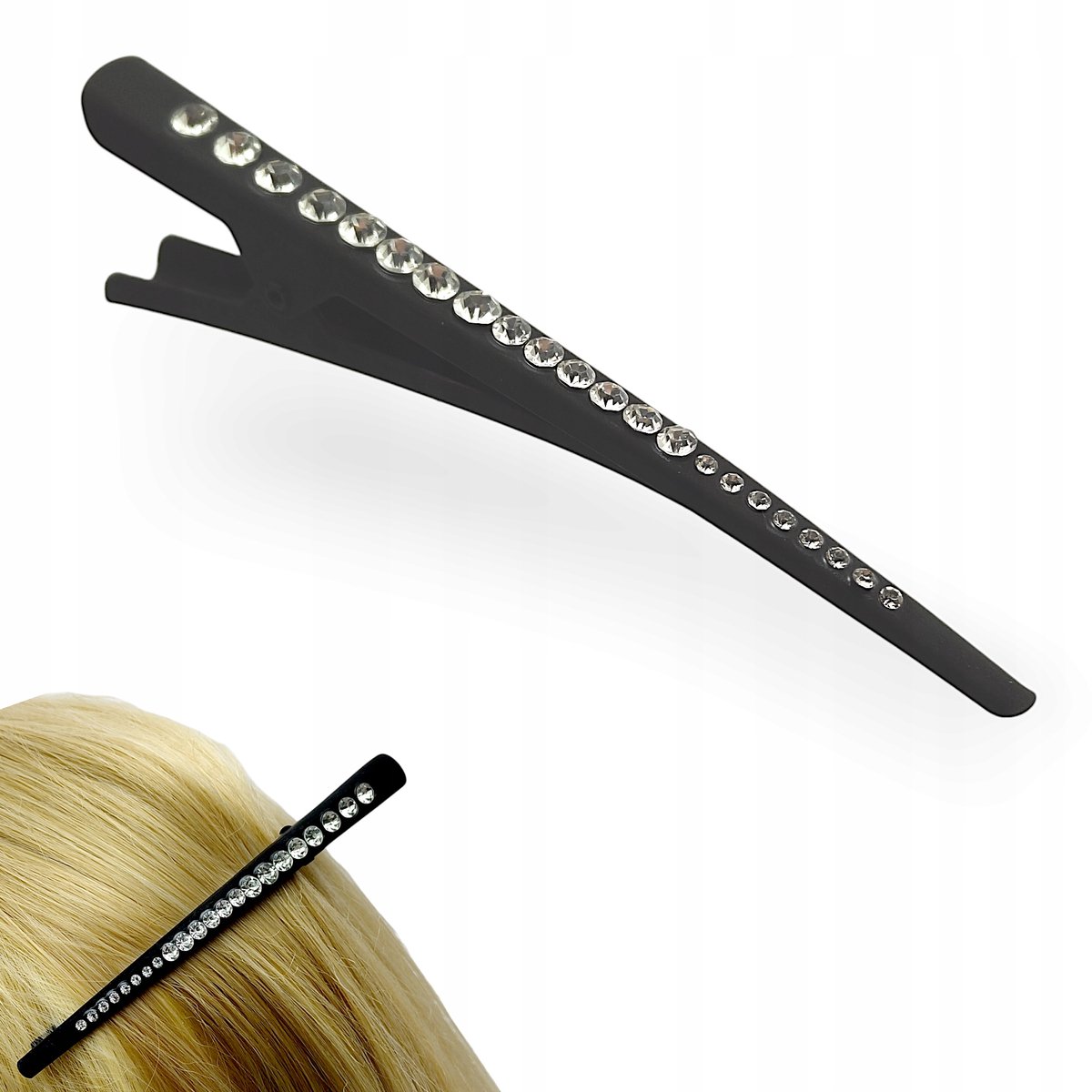 Edytka Metalen Haarclip met Zirkonia - Tukan Design