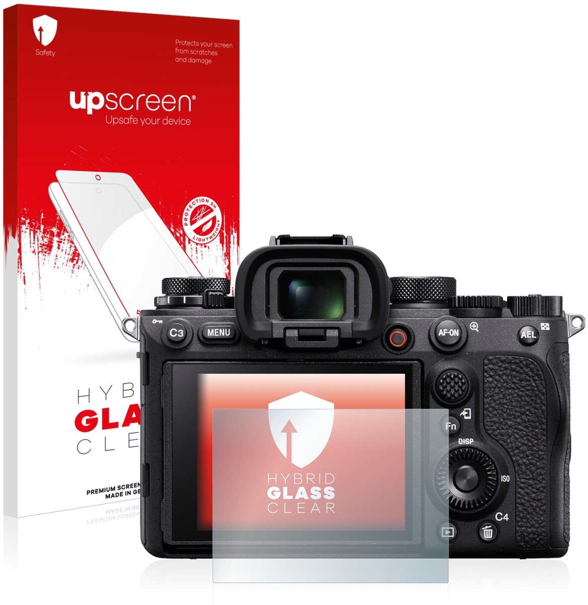 upscreen - Screenprotector voor Sony Alpha 1 - Folie Beschermfolie Beschermglas transparant