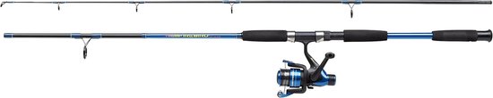 Spinhengel Molen Set - Viscombinatie - Allround Visserij - Moderne EVA Handgrepen - 1.8m | 10-25g - Blauw Zwart — afbeelding 4