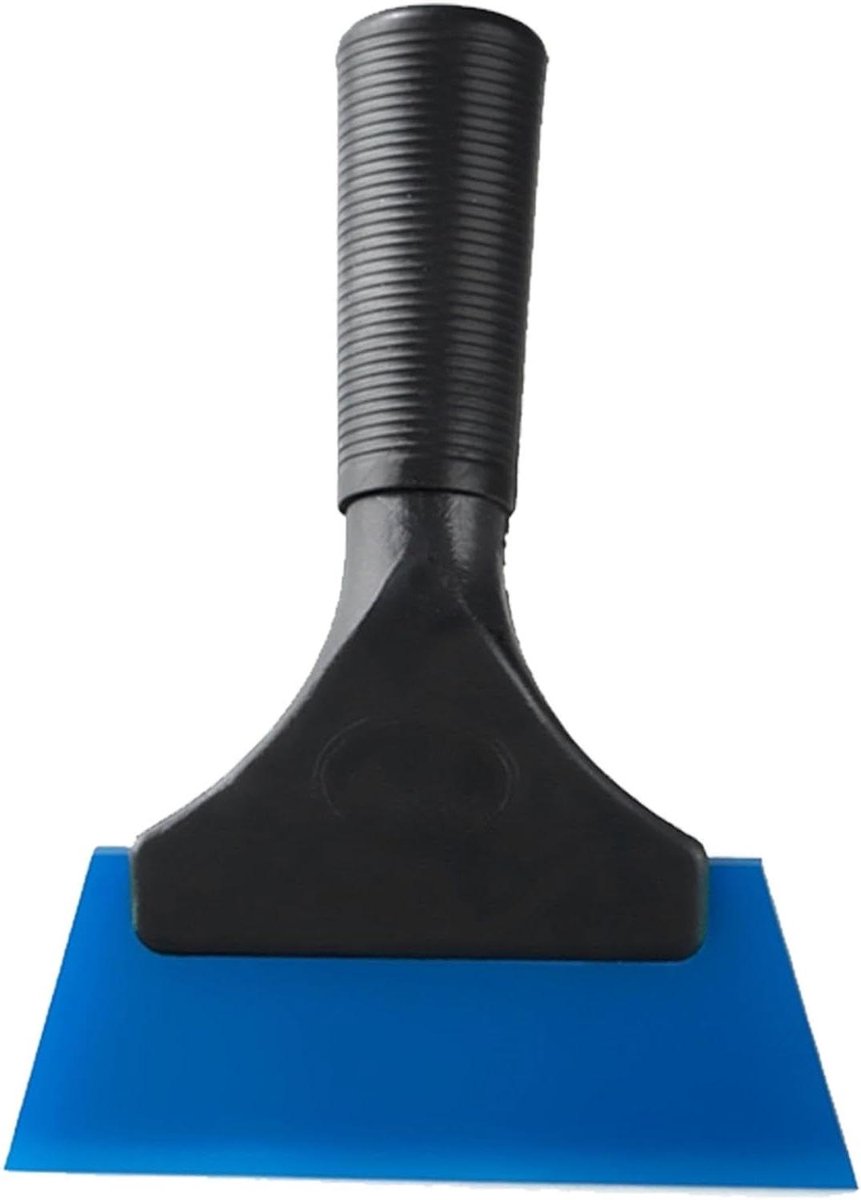 Raamtrekker Douchewisser - Glaswisser Rakel - Gladde Oppervlakken Reinigen - Ergonomische Antislip Greep - 18.5 cm Blad - Blauw
