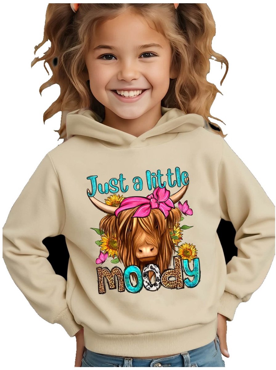 Currero Hoodie Meisjes Warme Hoodie Met Capuchon Comfortabele Sweater Meisje Casual Trui Pullover Meisjestrui 1-2 Jaar Beige