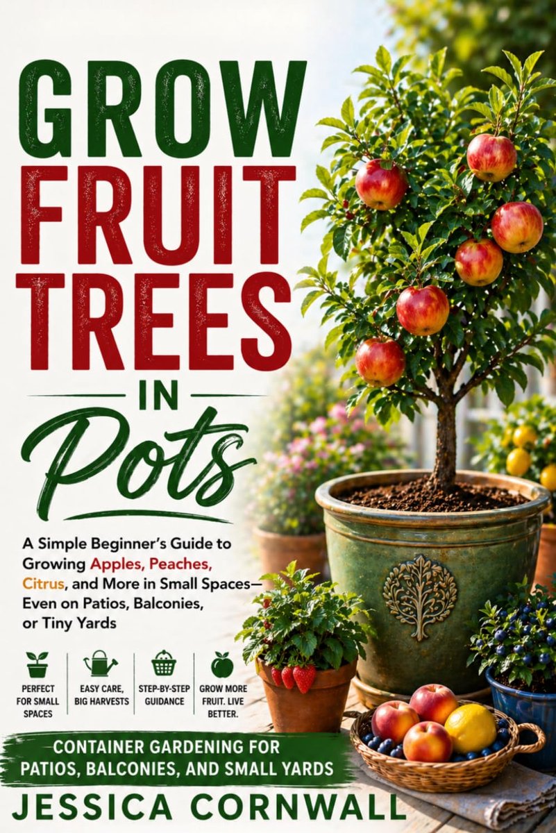 Grow Fruit Trees in Pots: The Beginner’s Guide to Growing Apples, Citrus, Figs, and More in Containers — Even in Small - ShopVlot