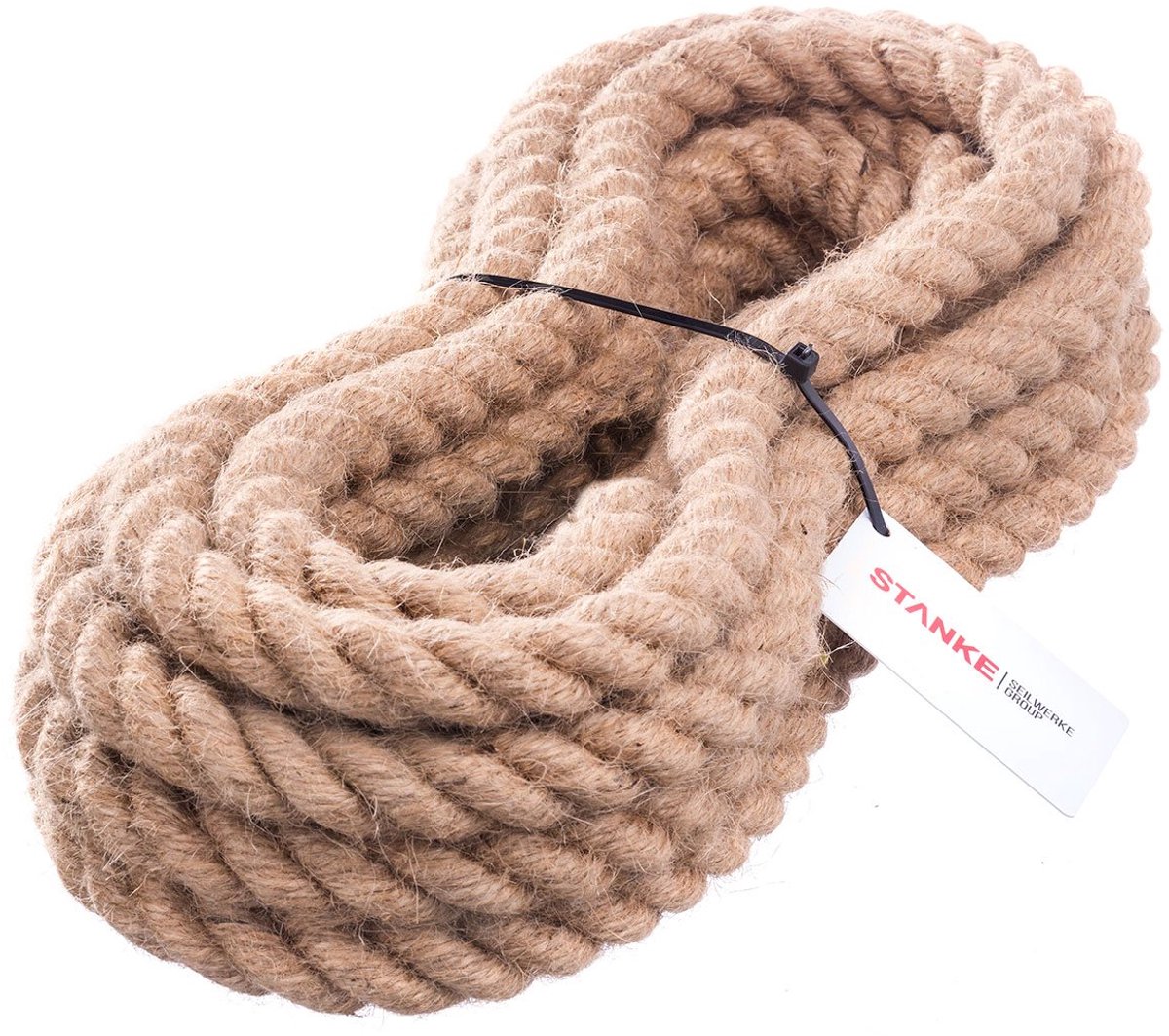 Jute touw 30mm - natuurlijk gedraaid - sterk en duurzaam - ideaal voor tuin en klussen - ShopVlot