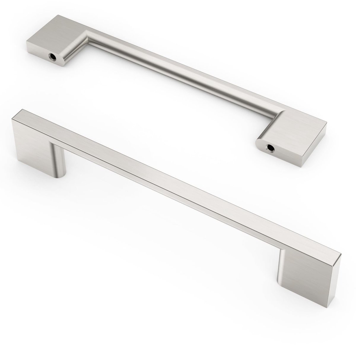 Elzusha - Set van 10 Satin Nickel Keukenhandgrepen