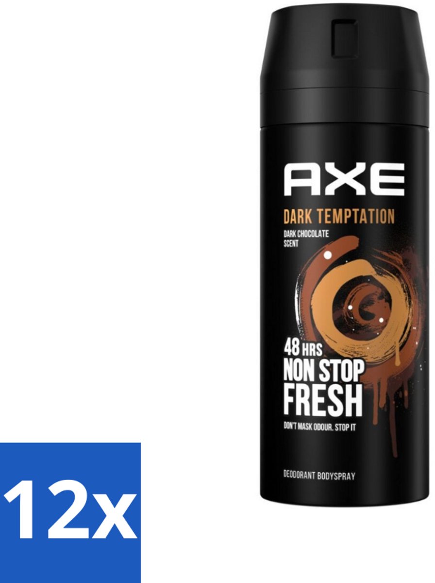 Axe - Deodorant - Spray - Dark Temptation - 48h - 150ml x 12