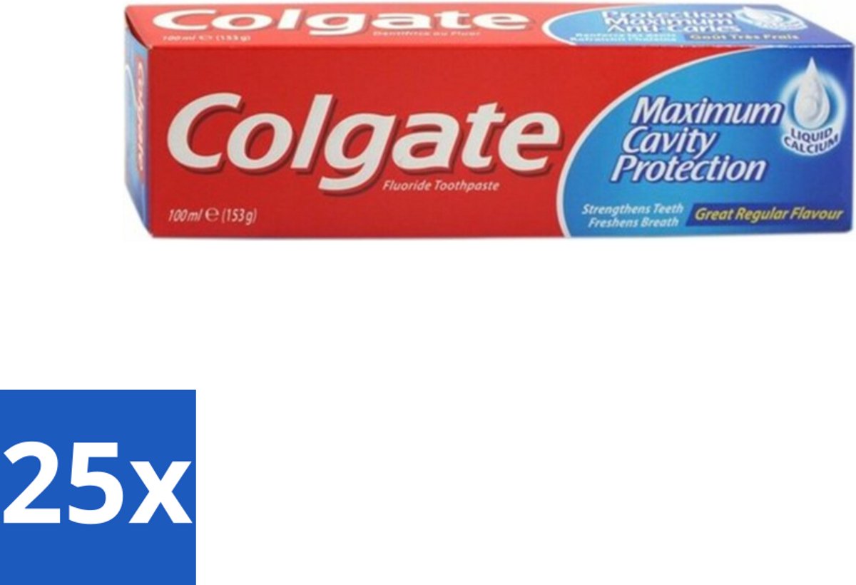 Colgate Tandpasta Maximum Cavity Protection 100 ml - Bulkverpakking - 25 stuks