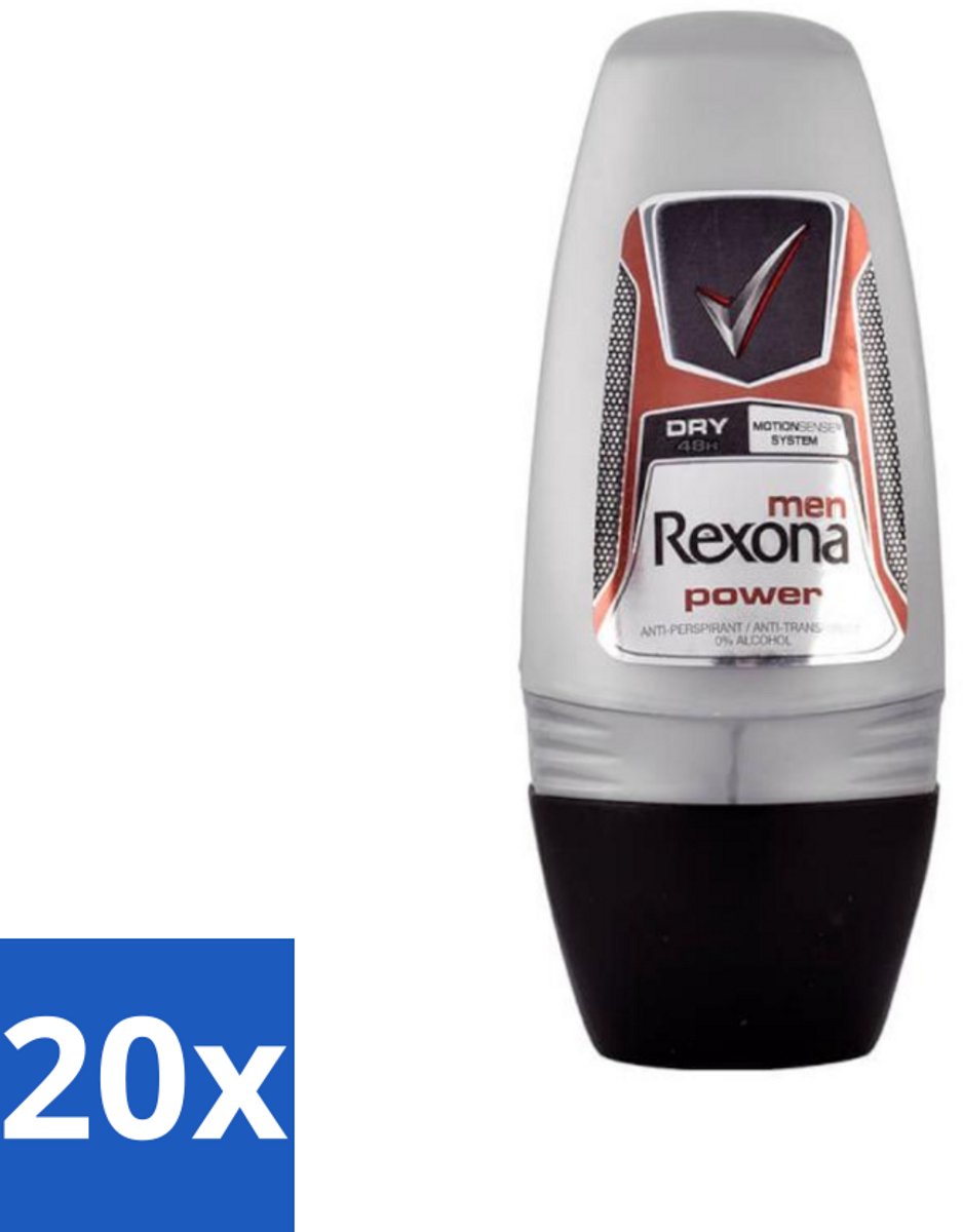 20 x Rexona - Advanced Protection - Deo Roll-on - Anti-transpirant - 50 ml - Anti-transpirant - Zweetbeperkend - Deodorant - Zweetbescherming - Geurbeheer