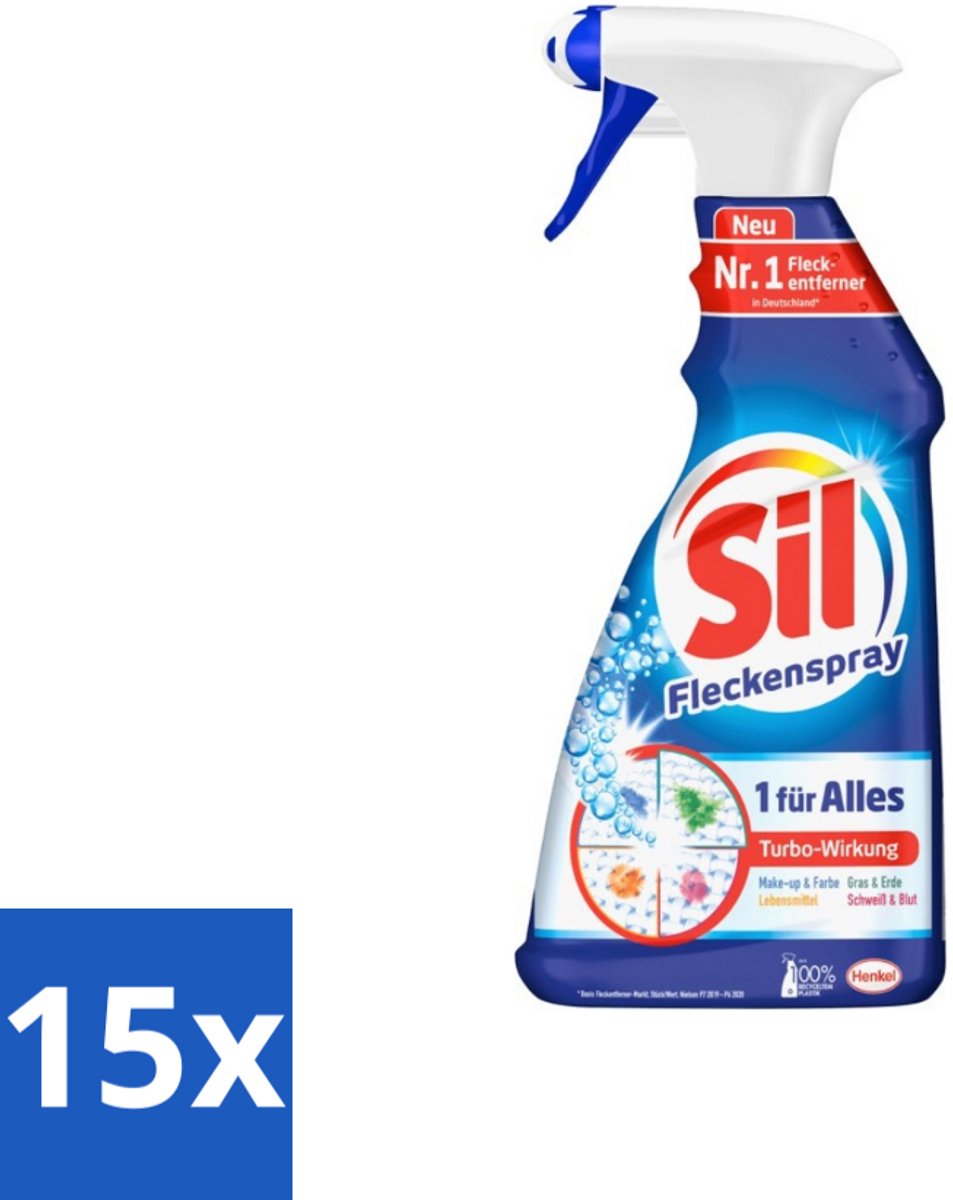 Sil - Vlekverwijderaar - Spray - 500 ml - Bulkverpakking - 15 stuks