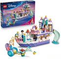LEGO Disney Princess, Ariëls Koninklijke Trouwboot met figuren, boot met paarse en witte details, 519 onderdelen.