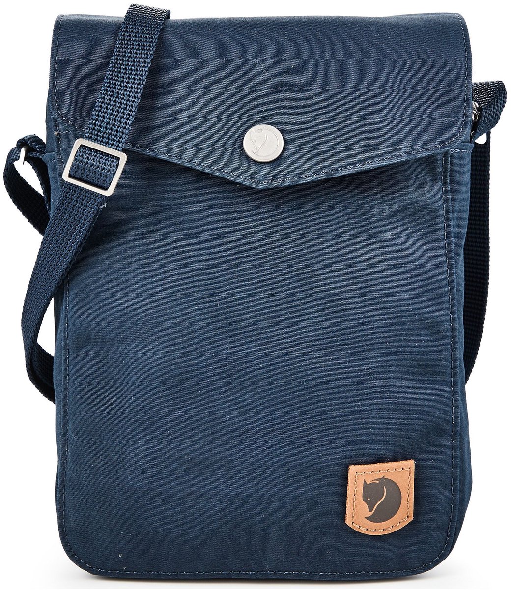 Fjällräven schoudertas Greenland Pocket Navy donkerblauw