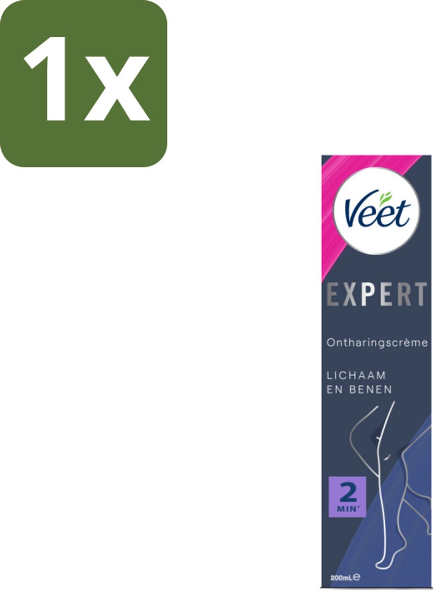 Veet Expert Ontharingscrème Benen 200 ml - 1 stuk