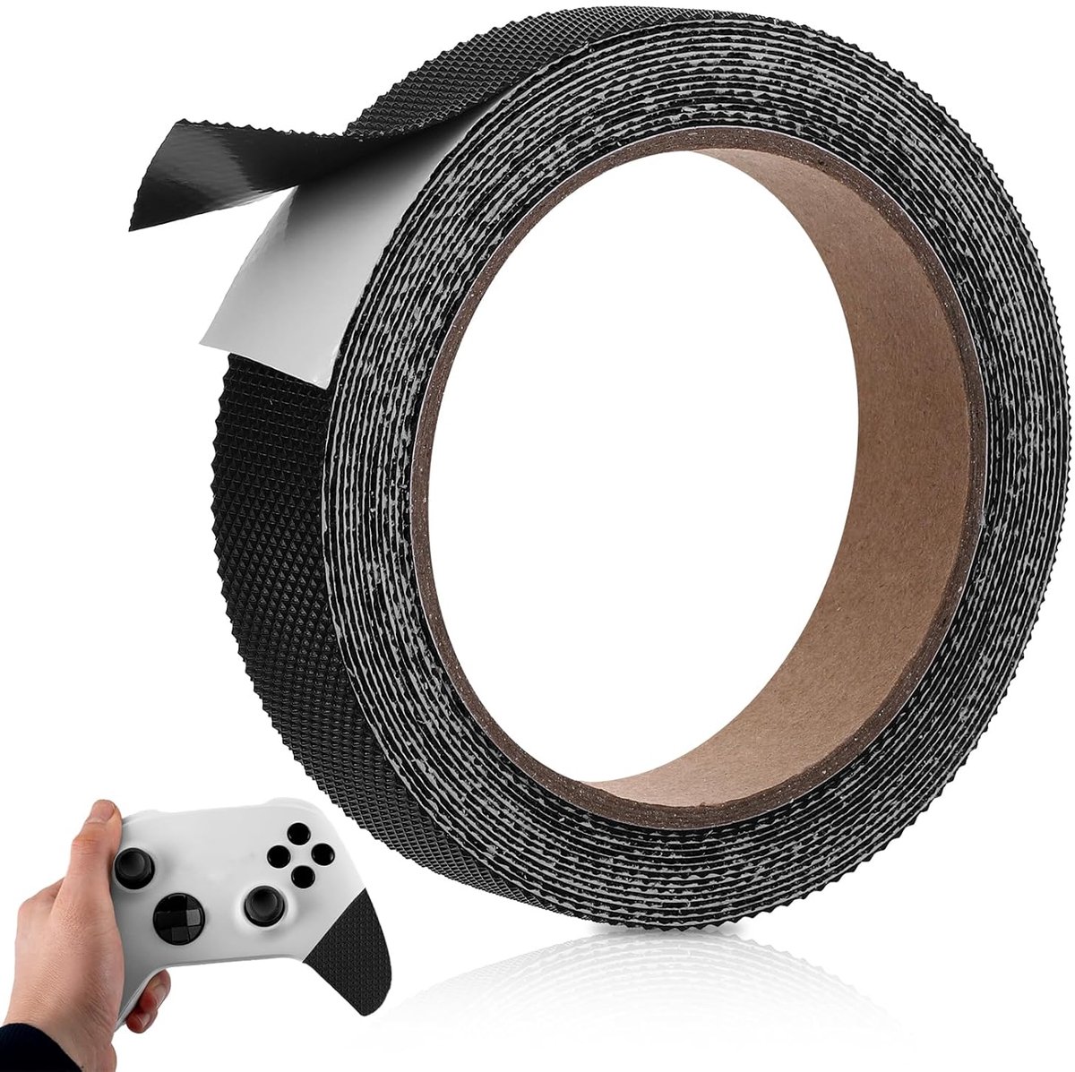 gripband, zwart, antislip, zelfklevend, 2,5 cm x 5 m, ultra sterk, waterdicht, antislipband met gestructureerde lijm voor doe-het-zelf gereedschappen, gadgets