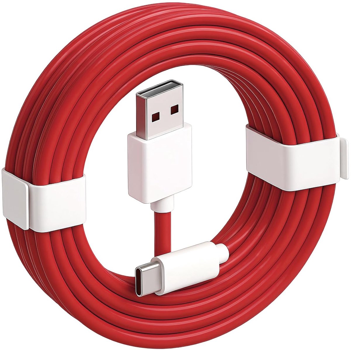 C-kabel oplaadkabel 100W 2M voor OnePlus 13 11 10T oplaadkabel lang, USB type C snel opladen datakabel voor Nord 5 4 CE4 Lite, 3A type C snellaadkabel voor Oppo Find X & Realme GT, High-Speed D