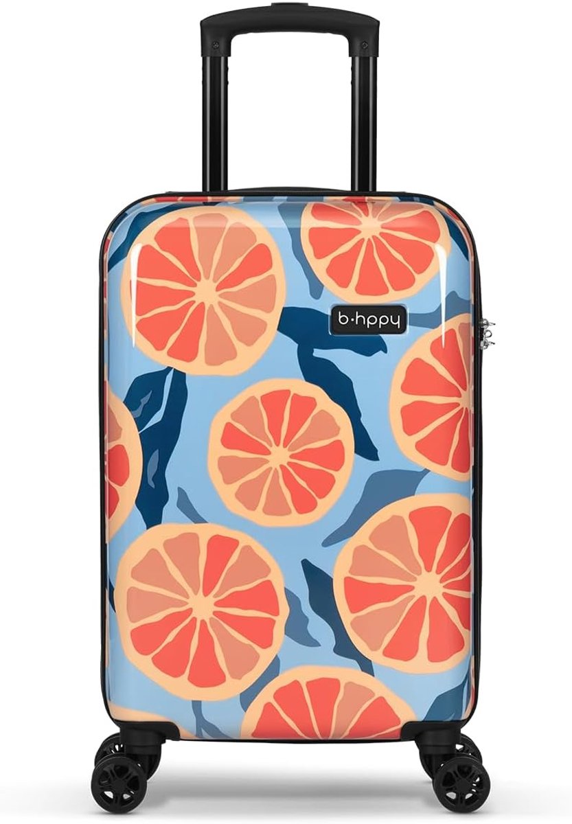 Cabin suitcase 53x35x20 cm - lichtgewicht polycarbonaat - met combinatie slot - ideaal voor vliegreizen - SnelShoppen