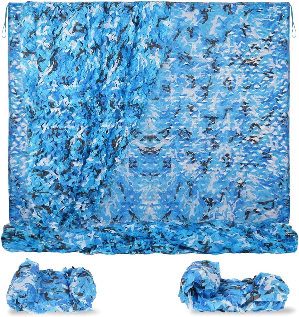 Camouflagenet, 5 x 5 m, camouflagenet, zonwering, camouflagenet voor jacht, camping, bos, tuin en andere scènes, militair camouflagenet, decoratief CS-camouflagenet voor buiten