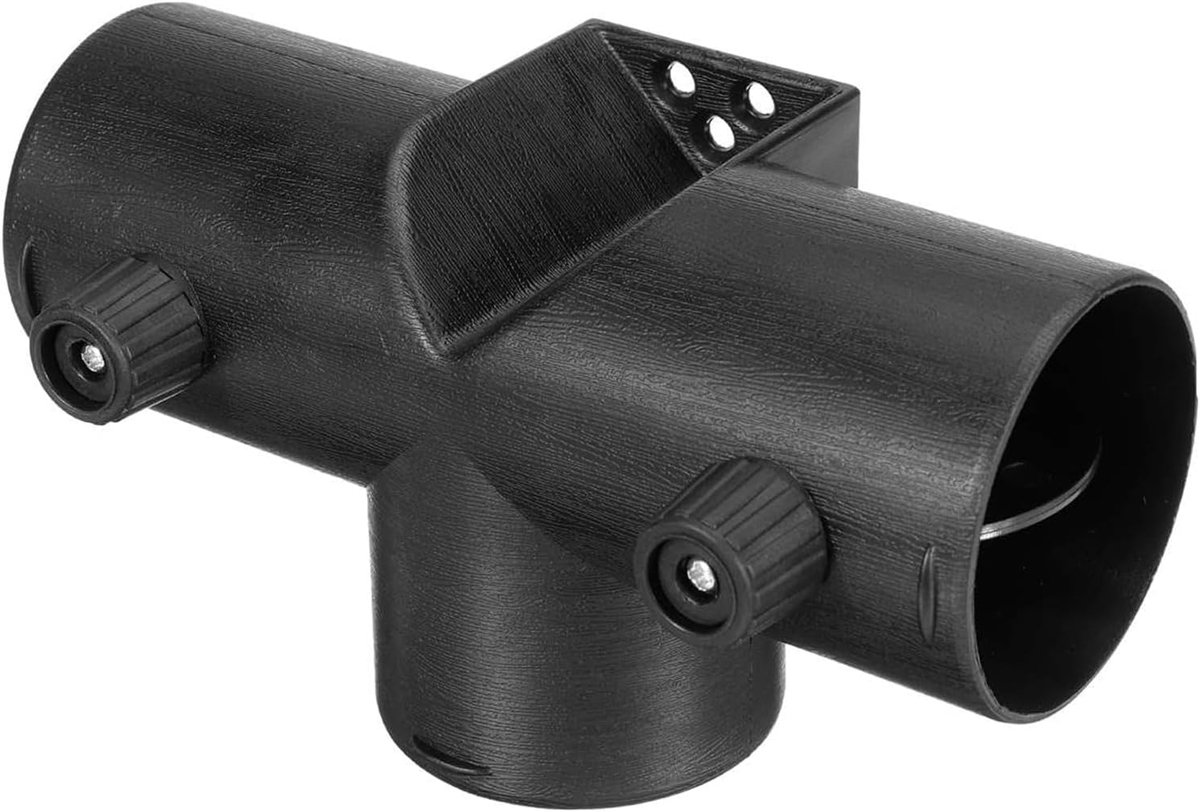75 mm T-vormige buisaansluiting, accessoires voor luchtverwarmer diesel staande verwarming, drieweg luchtuitlaat, T-vormige driewegs-luchtverwarmer-accessoires
