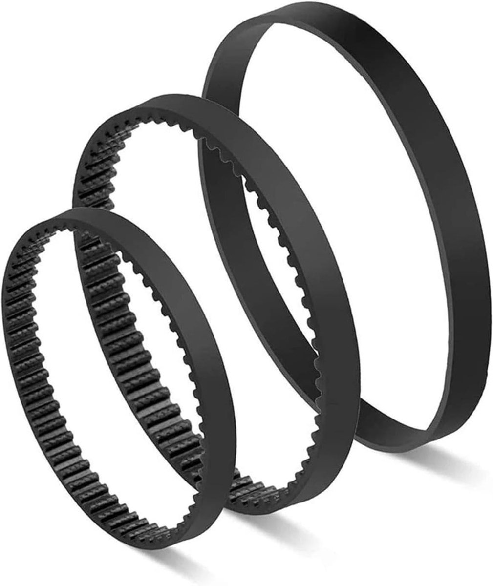 Stofzuiger Riemen Set - Vervangende Riemen - Stofzuiger Onderhoud - Herstelt Zuigkracht - 1 Set - Zwart
