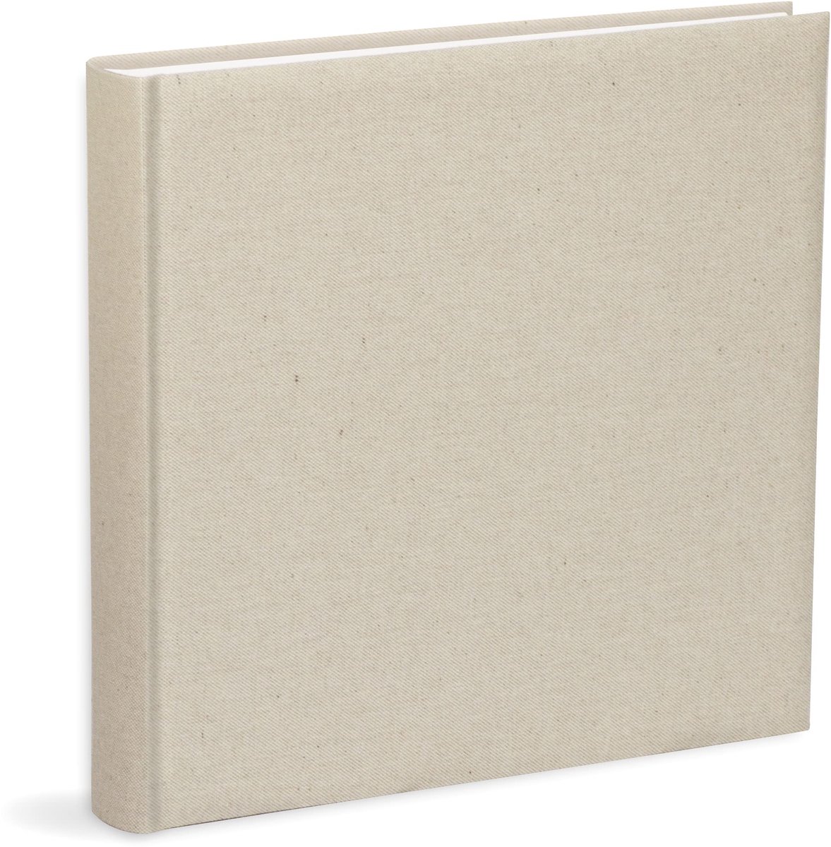 Omgoods - Fotoalbum Ecru met Linnen Cover en 80 Bladzijden