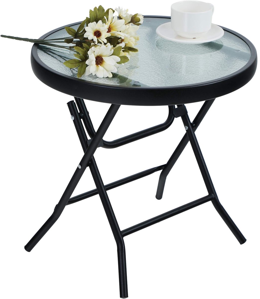 Omgoods - Opvouwbare Tuin- en Balkon Tafel (Turquoise)
