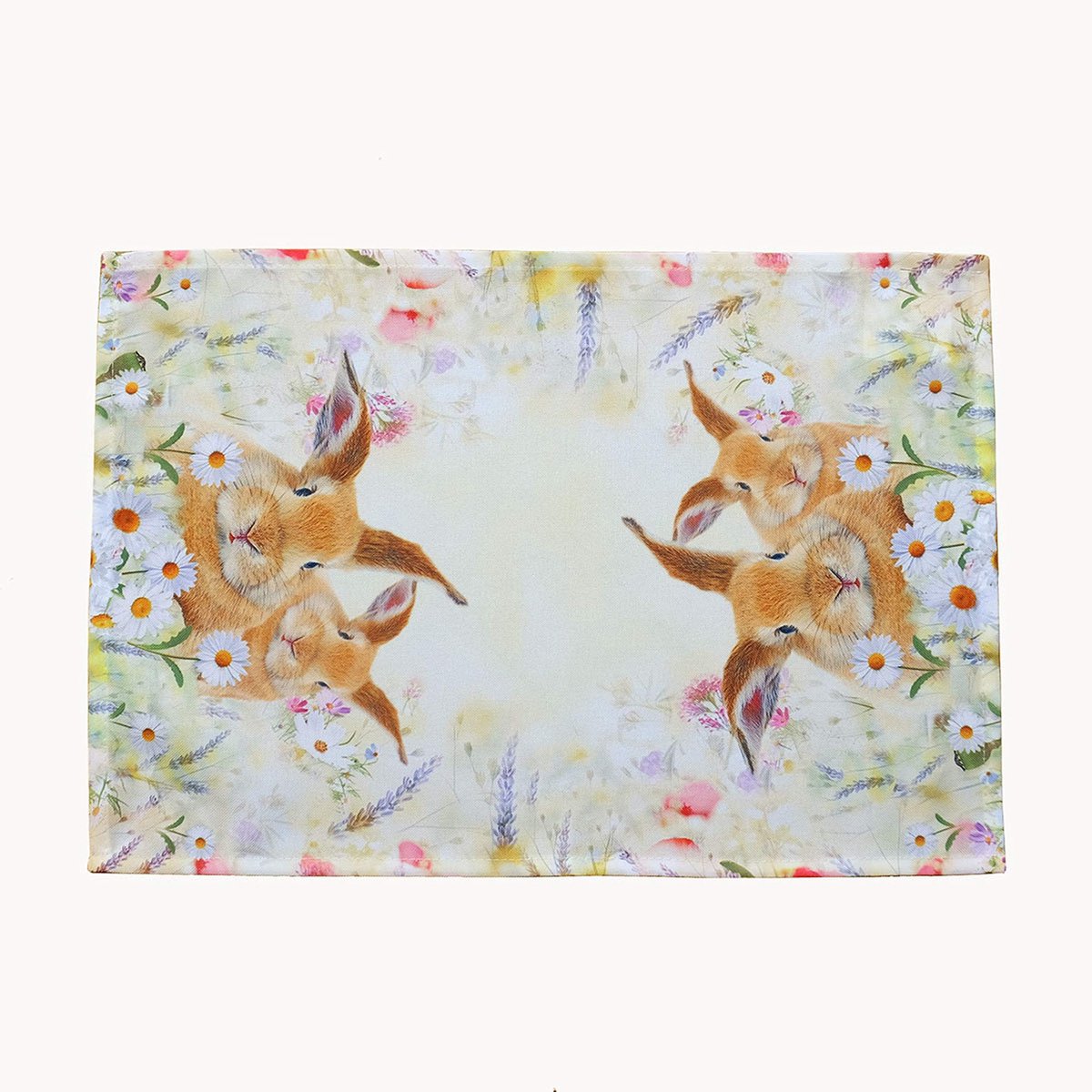 Omgoods - Tafelkleed met Paashaas Print 130 x 170 cm