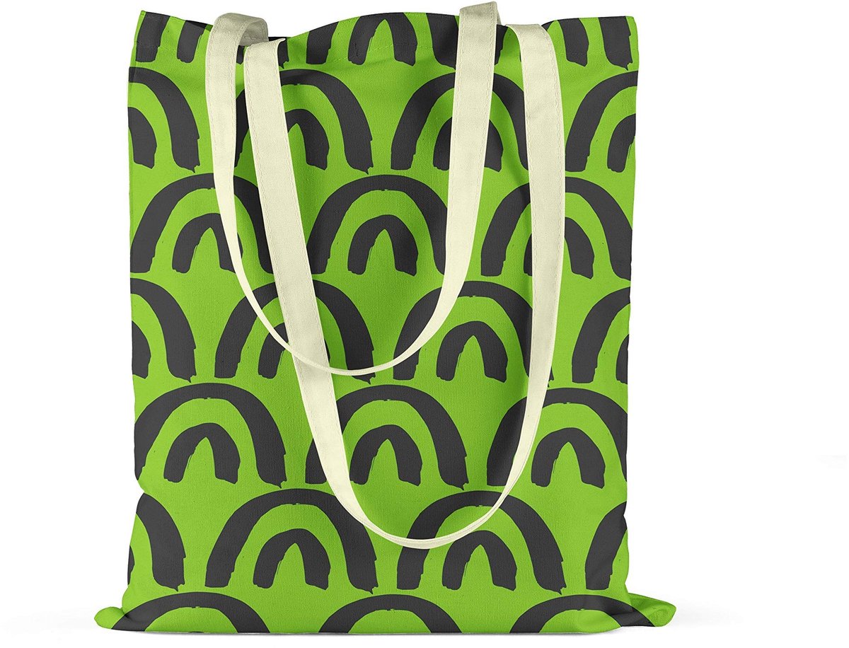 Omgoods - Herbruikbare Draagtas, Eco-vriendelijk en Wasbaar, 34 x 40 cm