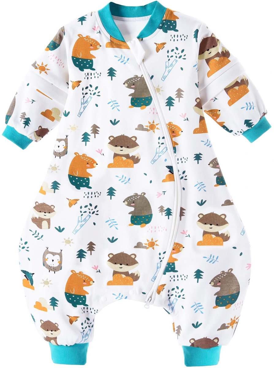Omgoods - Baby Slaapzak met Afneembare Mouwen - 1.5 Tog Katoen