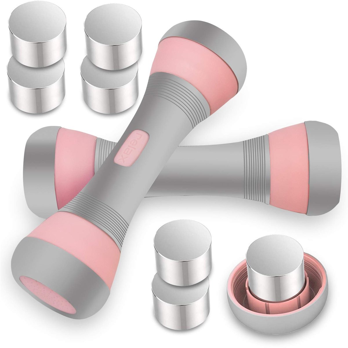 Omgoods - Verstelbare Dumbbells Set van 2 x 2 kg voor Krachttraining
