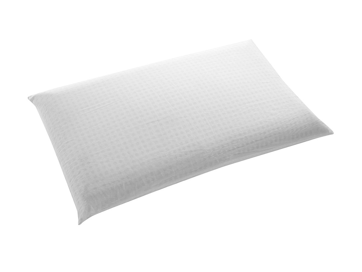 Omgoods - Latex Katoen Kussen Orthopedisch Anti-allergisch 80x50 cm Wit