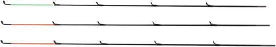 Vervangende Hengeltips - Quiver Uiteinden Feeder - Vissen Detecteren - Gevoelige Koolstofvezel - 55 cm - Zwart — afbeelding 4