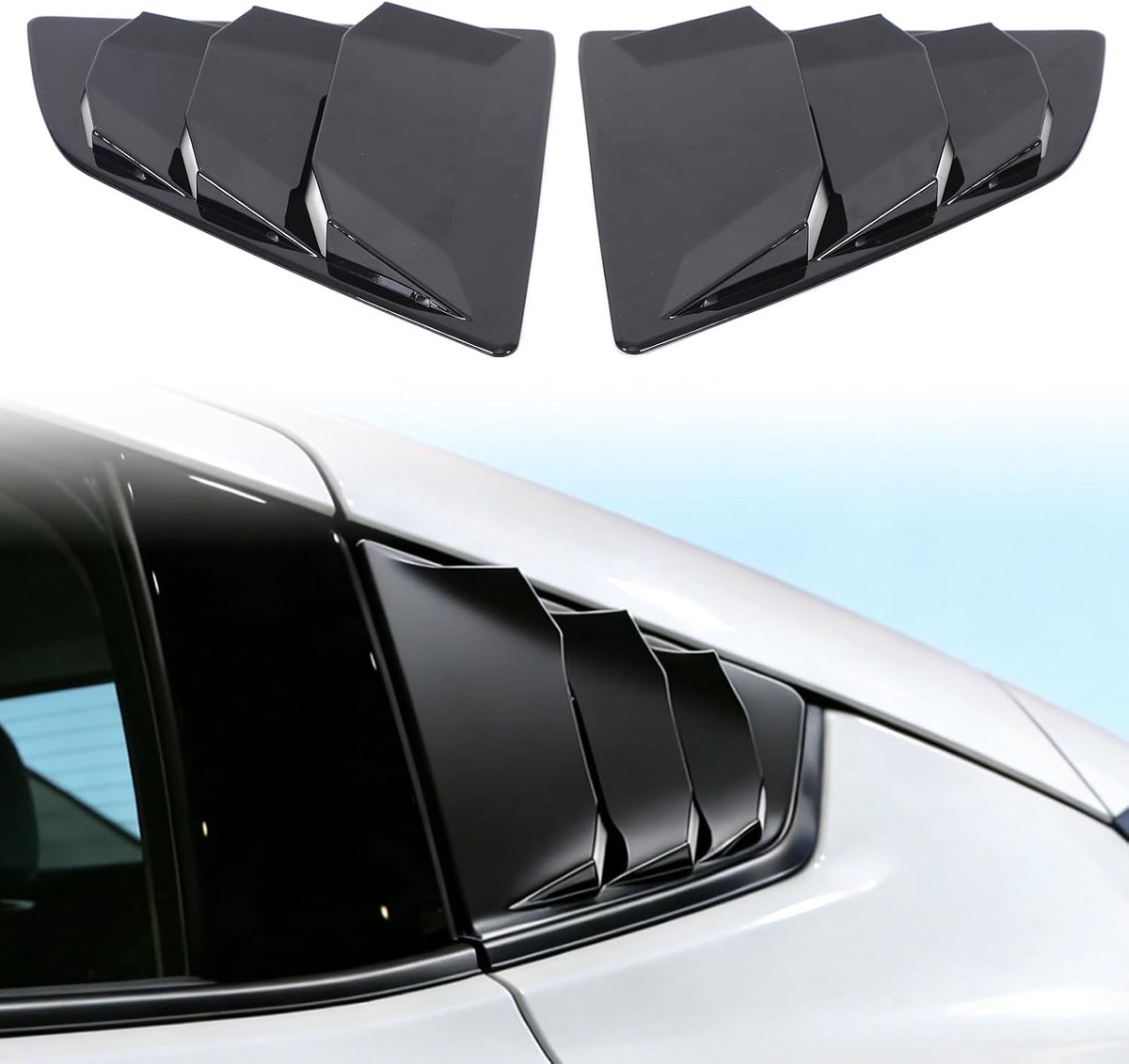 Achterruitluiken compatibel met @Nis & san 370Z Z34 2009-2020 ABS auto achterruit deur glazen luik shutter trim auto - ShopVlot