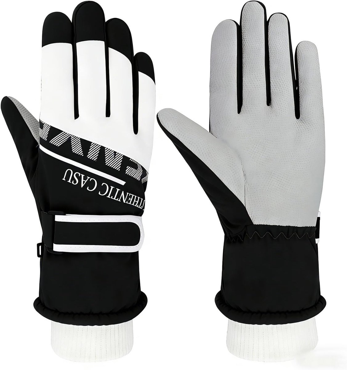 Women's Ski Gloves, Winter Gloves with Anti-Touch Screen, Warm Ski Gloves, Suitable for Mountaineering, Skiing, Running - ShopVlot