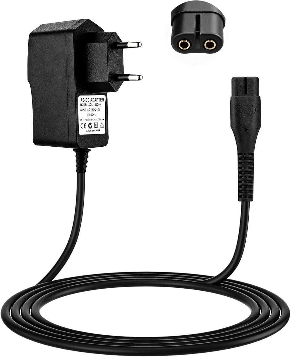 SnelShoppen - Power Adapter 5.5V Compatibel met Raamzuiger Oplader voor Diverse Kärcher Modellen, Geschikt voor WV2, WV5, WV60 Plus, WV75 en Meer