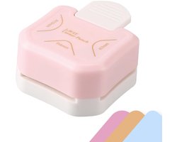 Bobypet - 3 in 1 Corner Punch, 4mm, 7mm, 10mm 3 Way Corner Rounder Punch for Laminated, Cardstock, Bullet Journal, Invitations, Gift Tags, Photocards, Business Cards, and Scrapbooking