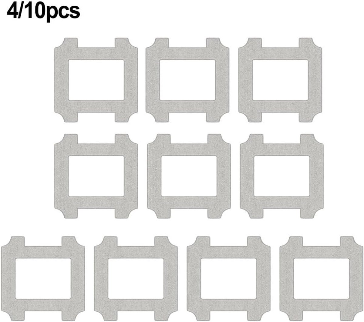 SnelShoppen - 4Pcs Microfiber Mop Doek Set Vervangingen voor C1/C1 Station Ramenreiniger Herbruikbare En Wasbare Pads voor Huishoudelijke Vloeronderho