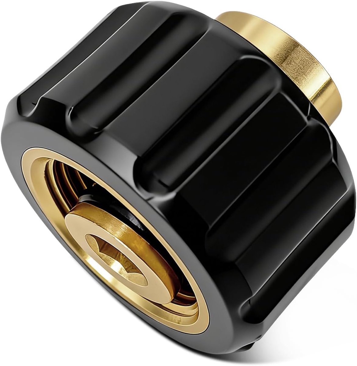 SnelShoppen - Hoge drukreiniger adapter M22x1.5 op 1/4" - Universele verbinding voor hogedrukreinigers, robuuste en duurzame aansluiting, ideaal voor