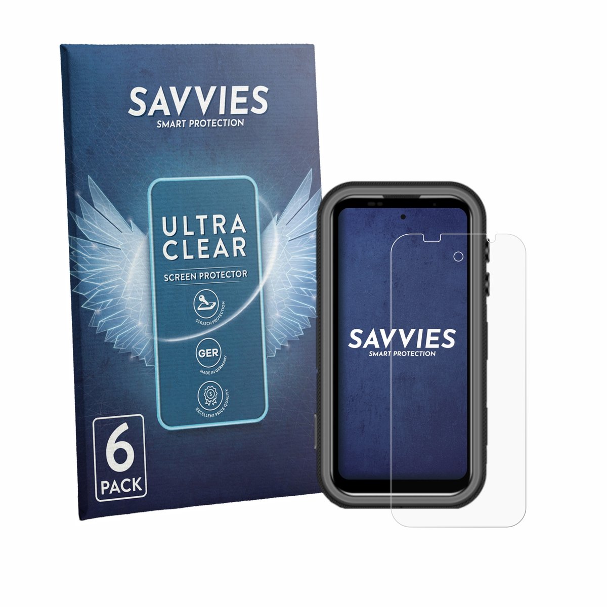 Savvies - Screenprotector voor Lagenio Eagle Pro - Folie Beschermfolie transparant 6 Stuks