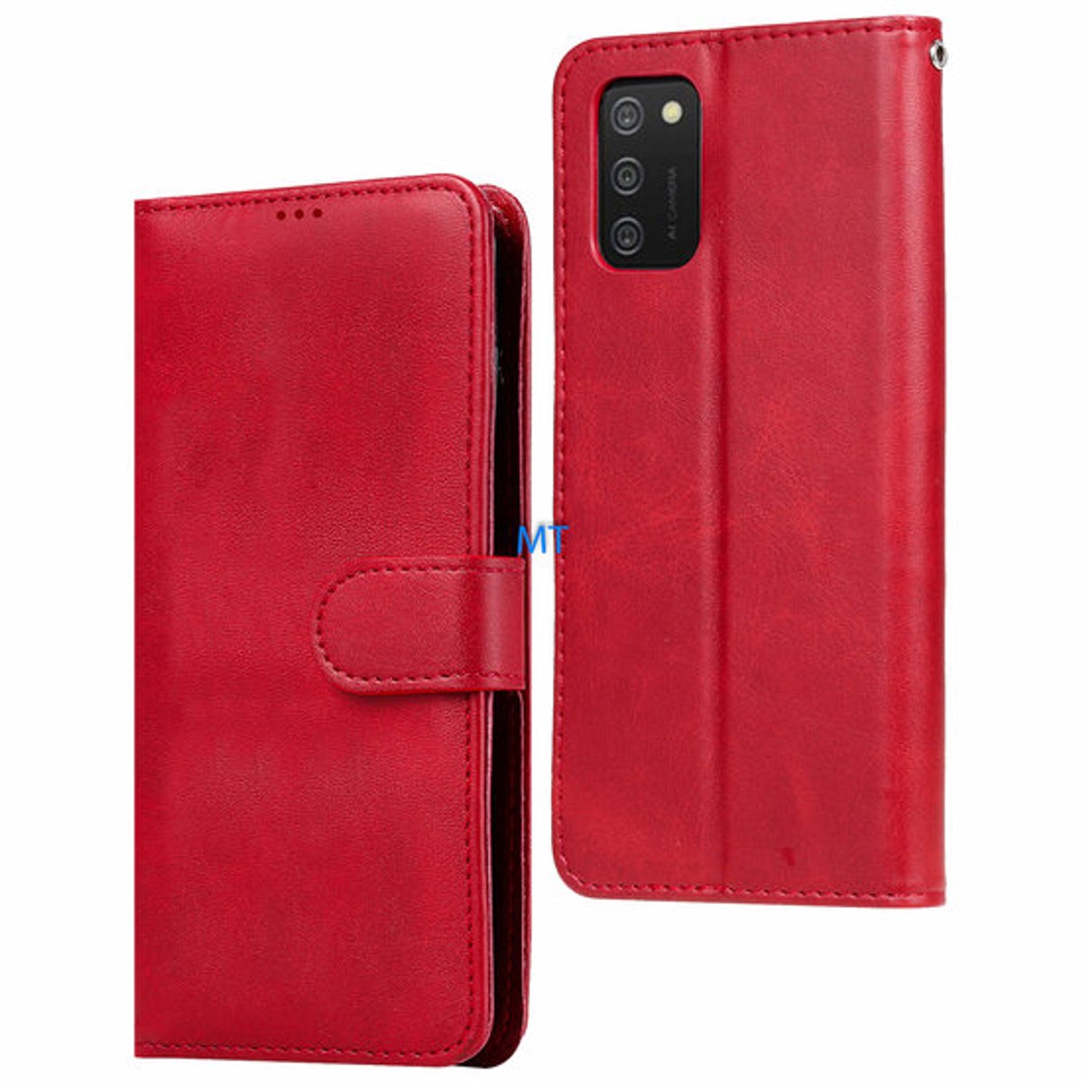 Lux Wallet MT Case geschikt voor Galaxy A55 - Rood