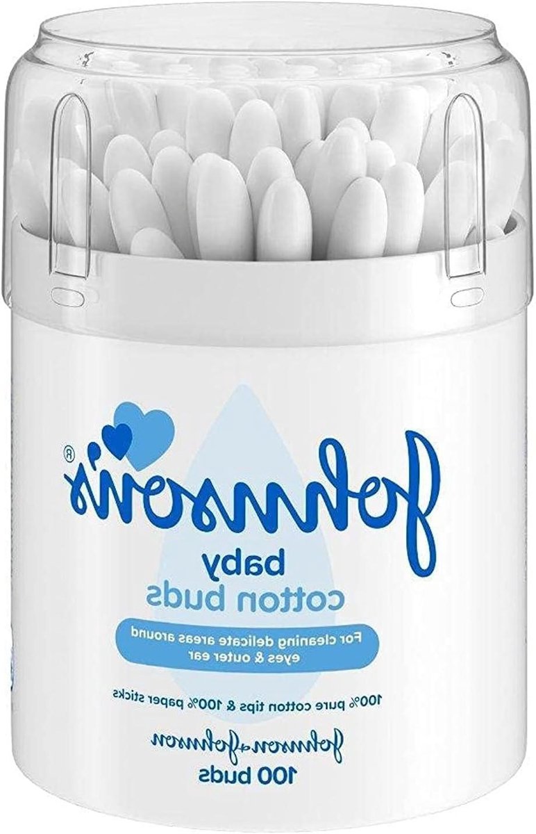 Katoenen Wattenstaafjes - Baby Wattenstaafjes - Baby Verzorging - 100% Puur Katoen - 100 Stuks - Wit