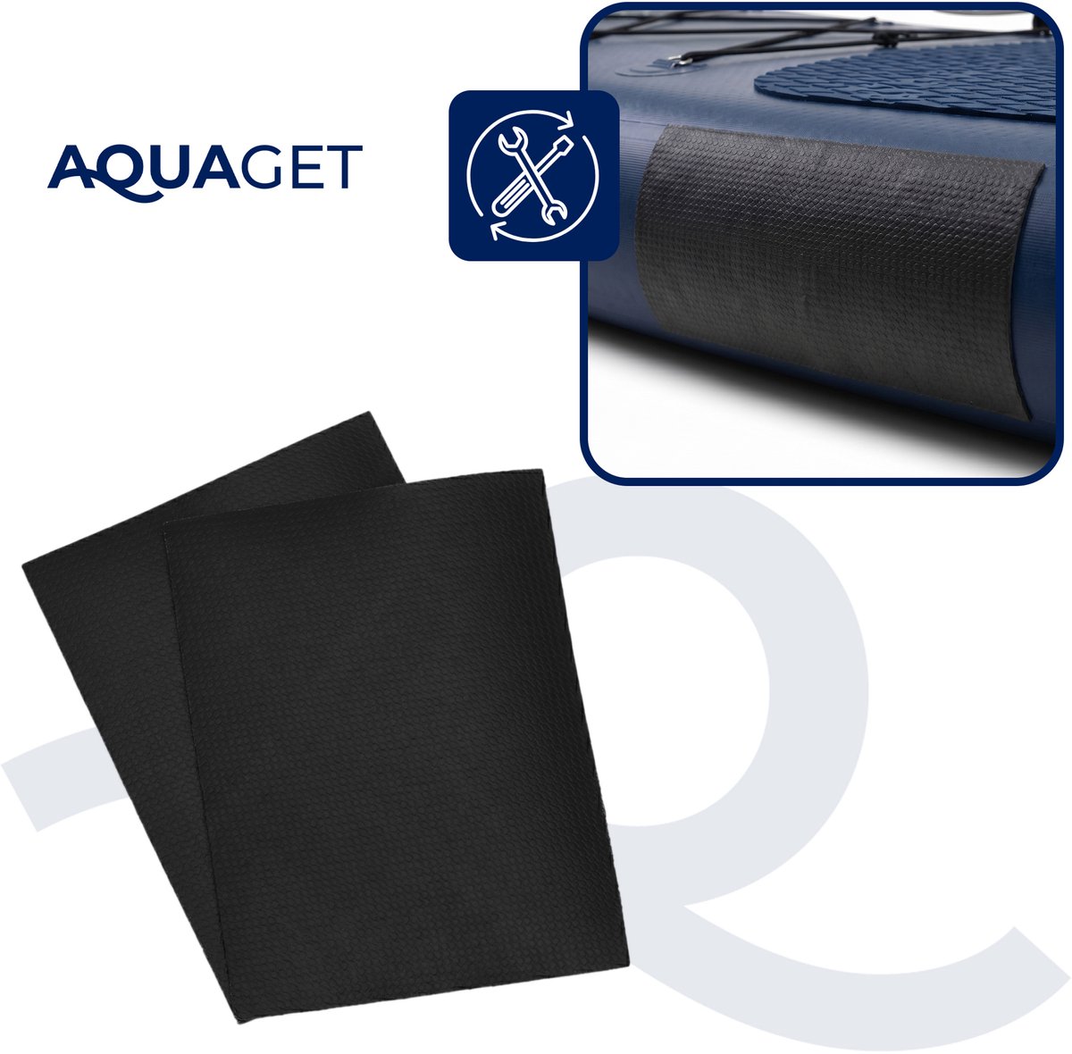 Aquaget® SUP Board - Opblaasbaar Paddle Board - Met Tas - Met Zitje -Inclusief Accessoires - Complete Set - Max. 220KG - 350x83,5cm - Zwart/Oranje – foto 4
