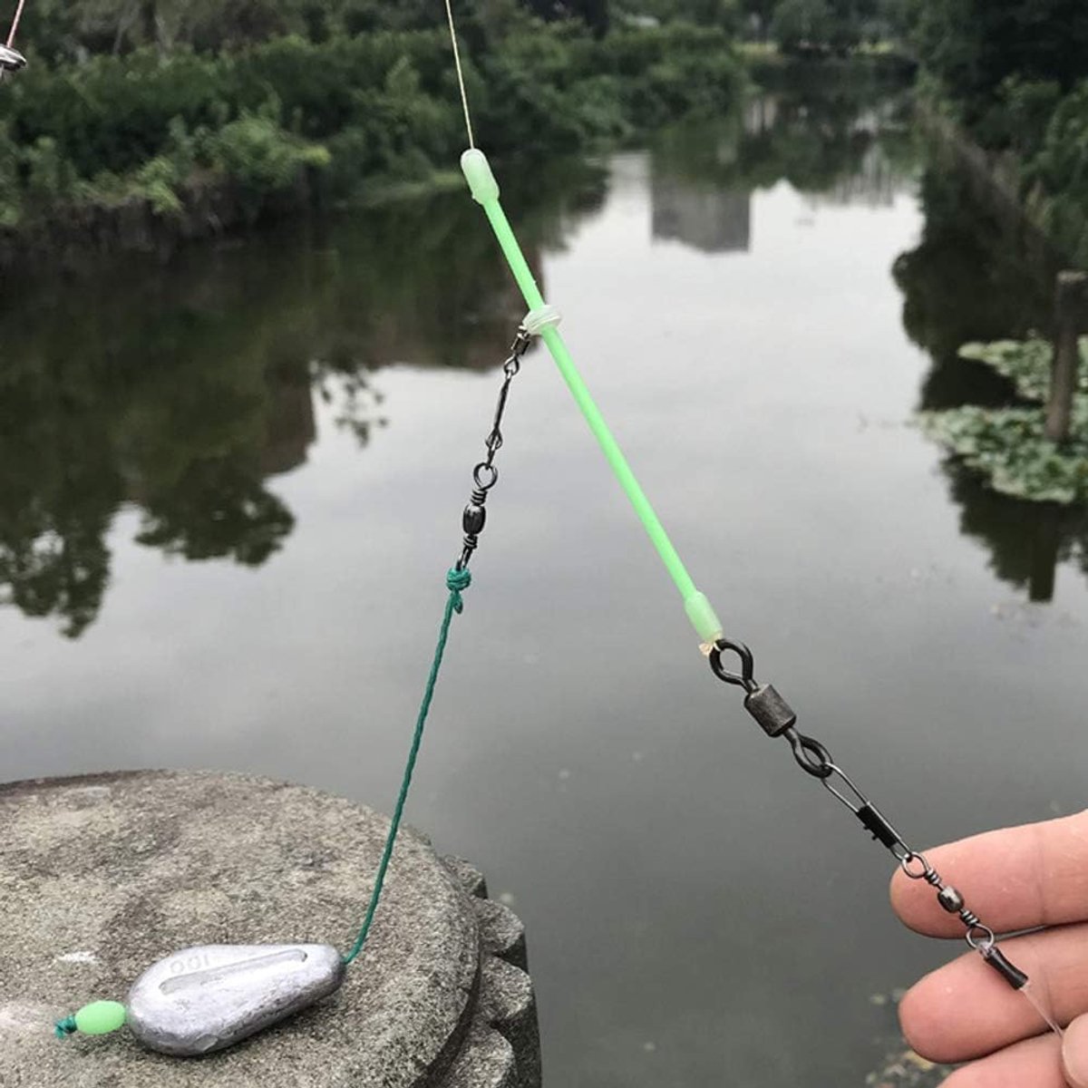 Fishing Anti Tangle Tree Set, 20 Anti Tree with Vertebrae, Fishing Accessories, Tubes, Anti-Tangle Tree with Swirl - ShopVlot