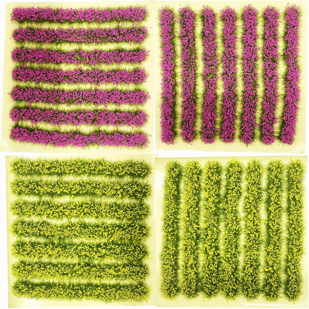 SnelShoppen - 3mm Static Grass Tuft Model Gras Tufts Terrainer Model Kit Kunststof Miniatuurstruiken en Tweezers voor Trein Landschap Spoorweg Kunstgr